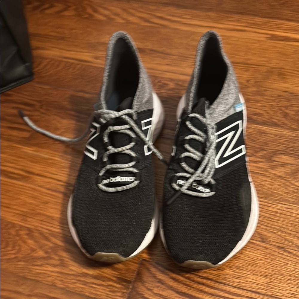 New Balance Black and White Athletic Shoes